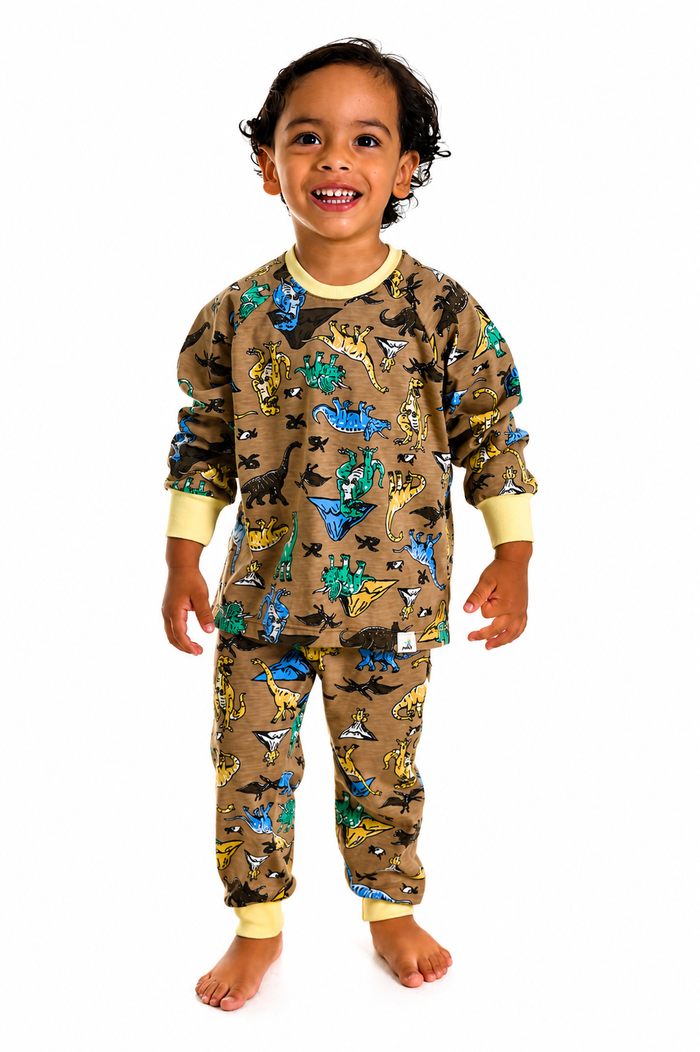 Pijama Deimos Dino Café