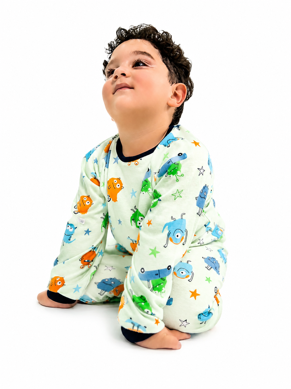 Pijama Robert Mounstruo Verde Claro