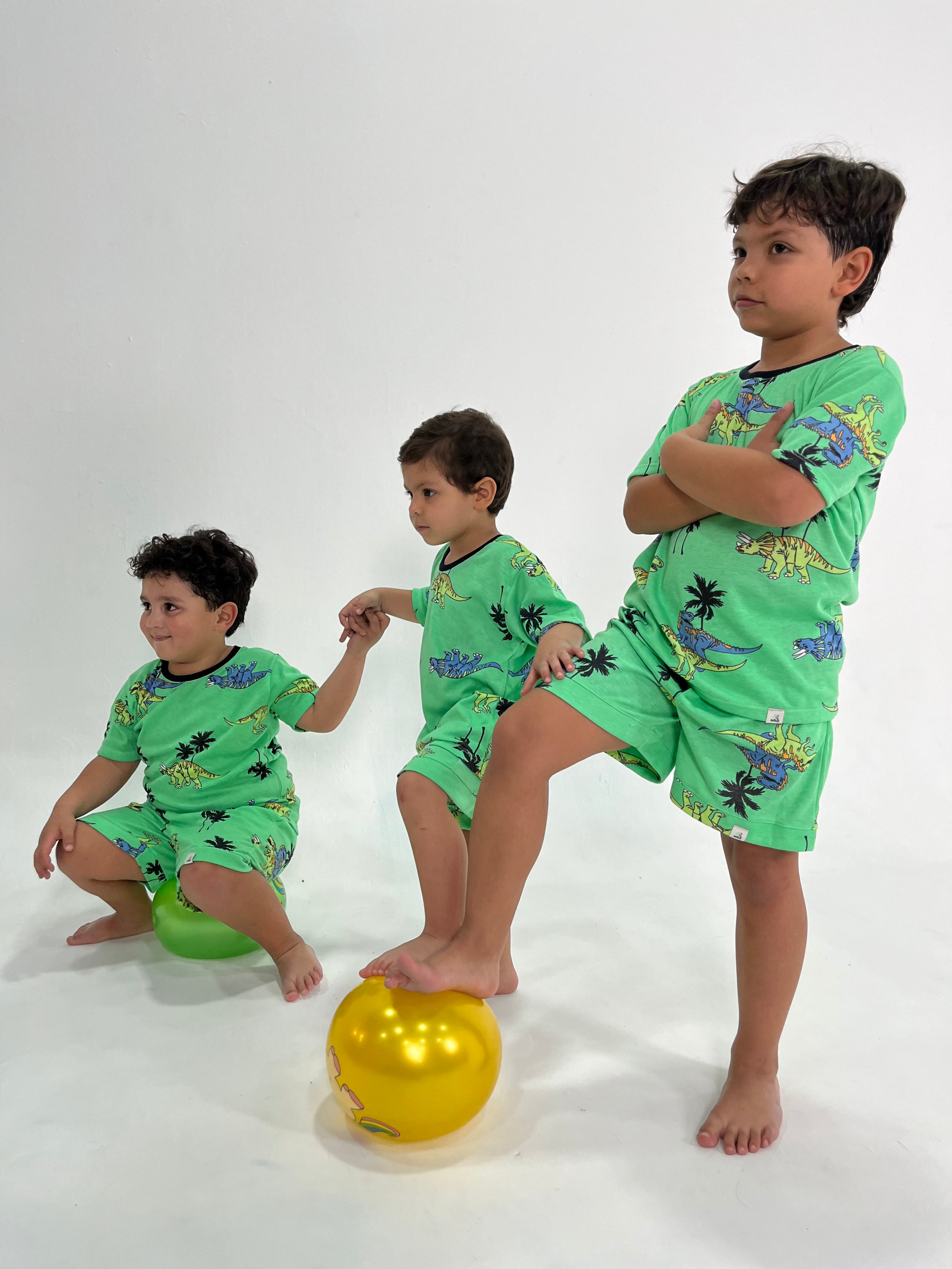 Fobos Dino Verde Neón
